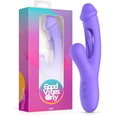 Good Vibes Only Tess Rabbit Vibrator with G-Spot Stimulator Purple