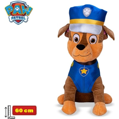 Paw Patrol Classic Refresh Chase sedící 60 cm