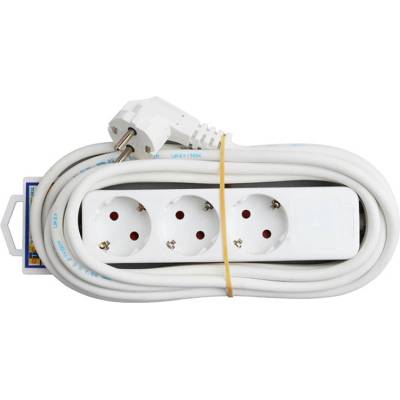 ETC РАЗКЛОНИТЕЛ ДЕТСКА ЗАЩИТА, 3Х16А/230v etc 3 ГНЕЗДА 5m 13051 (3800809130512)