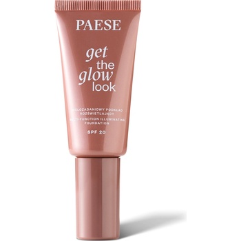 Paese Get The Glow Look Illuminating Foundation ľahký make-up s rozjasňujúcim účinkom SPF20 1N Light Beige 30 ml