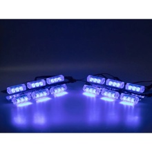 PREDATOR LED do mriežky, 12V, modrý kf746-4blue