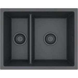 Alveus Omni - Гранитна мивка 55x45 см, черна 1150071 (1150071) Мивка за вграждане