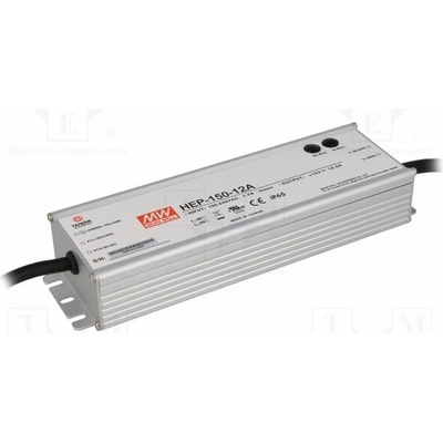 MEAN WELL HEP-150-12A Napájecí zdroj: spínaný; k vestavbě,modulový; 150W; 12VDC; OUT: 1