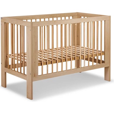 KLUPS Postýlka dřevěná OLIVIA 2v1 120x60 Buk