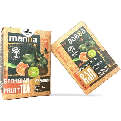 Plody Gruzie MANNA gruzínský ovocný čaj DETOX sypaný 70 g