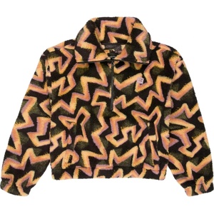 Billabong Дамски поларен пуловер Billabong Women's Barra Half Zip Fleece jumper - Black Sands - размер XL (105-7560-0215)