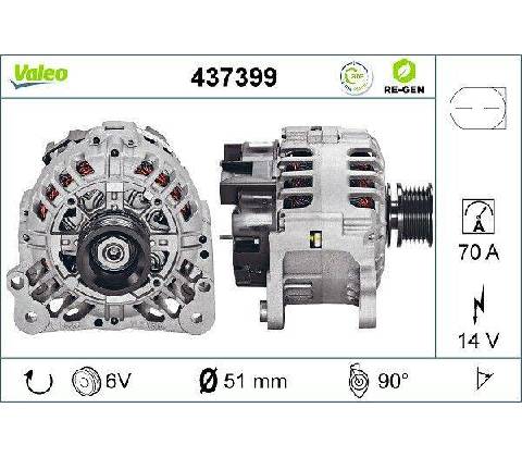 Generátor VALEO 437399