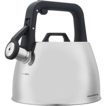 Klausberg KB-7914 неръждаема стомана свирка чайник 2, 5L (KB-7914)