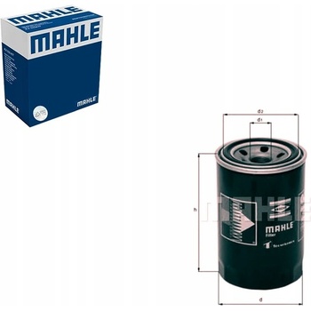 MAHLE OLEJOVÝ FILTER MAHLE 1651061A01 1651060B11 1651