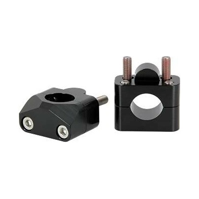 Představce na řídítka, rozšíření z průměru 22mm na průměr 28,6mm, černé