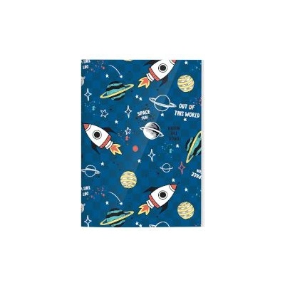 Goomby Тетрадка с телчета Space 17х25 см, 40 листа