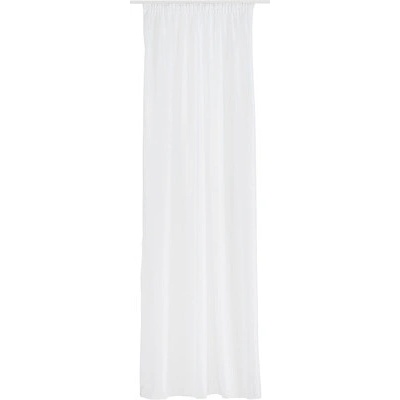 Záclona s pútkami Voile jednoduchá biela 140x245 cm