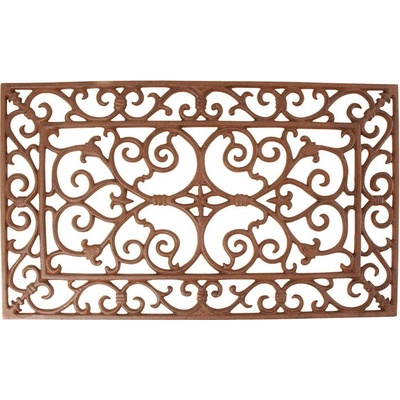 ESSCHERT DESIGN BEST FOR BOOTS litinová obdelníková s ornamenty červeno-hnědá 58 x 34 cm – Zboží Dáma