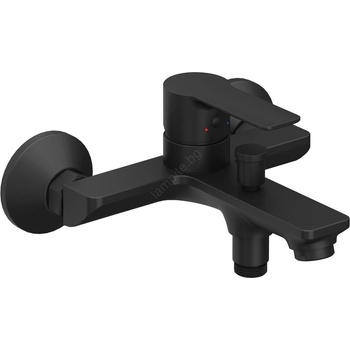 RAVAK X070491 - Смесител за вана SOLAR черен (RK0127)