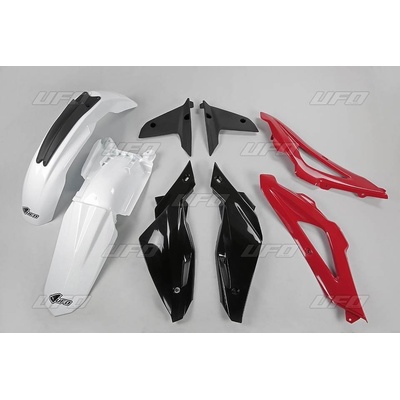 UFO kompletní plasty HUSQVARNA TC 4T 08-10 OEM bílá/červená/černá HUSQVARNA TC450 rok 08-10