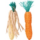 Trixie Sisalová mrkvička a kukuřice 15 cm (2 ks)