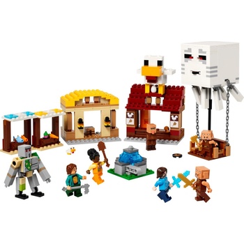 LEGO® Minecraft® 21273 Balón v podobě ďasa a útok na vesnici