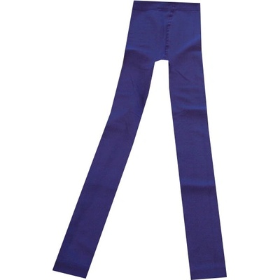 Legíny dámské teplé jednobarevné fialové