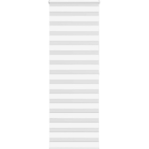 vidaXL Зеброва щора бял 70x200 см ширина на плата 65, 9 cm полиестер (4014775)