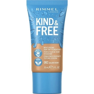 Rimmel Kind & Free Skin Tint Moisturising Foundation základ nawilżający 082 Golden Ivory 30 ml