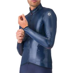 Castelli Мъжко ветрозащитно яке за колоездене Castelli Aria Shell 2 Jacket Cycling jacket - Belgian Blue - размер 3XL (051-1414-0117)