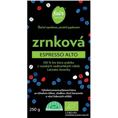 Fairobchod Bio Espresso Alto 250 g