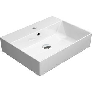 SAPHO Kube X 60x47 cm ExtraGlaze white (94319111)