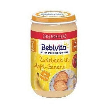 Bebivita Био каша Bebivita, Ябълка, банан и сухар, 250гр, 4018852029229
