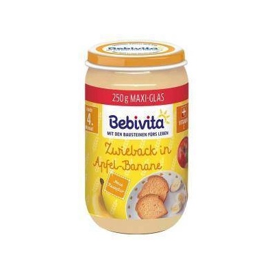 Bebivita Био каша Bebivita, Ябълка, банан и сухар, 250гр, 4018852029229