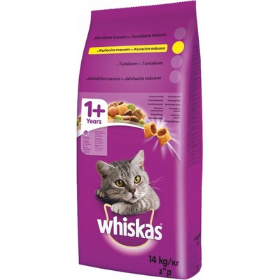 Whiskas kura so zeleninou 14 kg