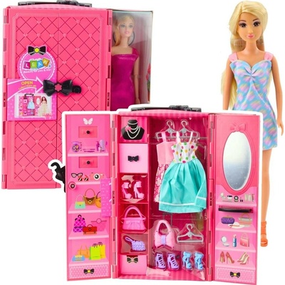 LEAN Toys 25112 s růžovou skříní a doplňky