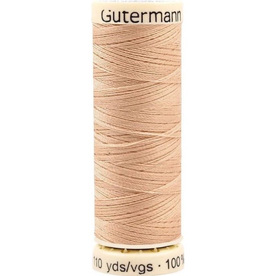 Prima-obchod Polyesterové nitě návin 100 m Gütermann univerzální, barva 186 Tapioca