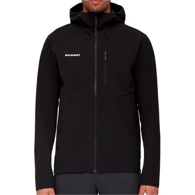 Mammut Мъжко софтшел яке Mammut Ultimate Comfort Softshell Hooded Jacket Softshell jacket - Black (003-3448-0113)