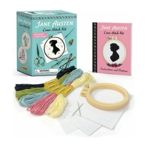 Hachette Book Group USA Jane Austen Cross-Stitch Kit | Dennis Caetano