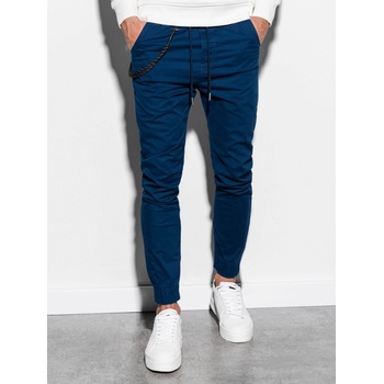 Ombre Clothing pánské jogger kalhoty Cowal navy P908