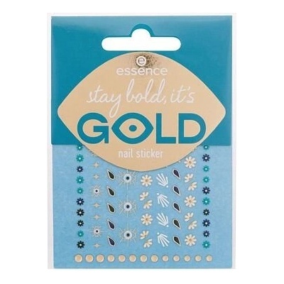 Essence Nail Stickers Stay Bold, It's Gold nálepky na nehty 88 ks