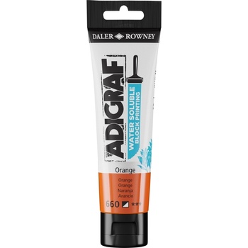 Daler Rowney Adigraf Block Printing Water Soluble Colour Боя за линогравюра Orange 59 ml (185059660)