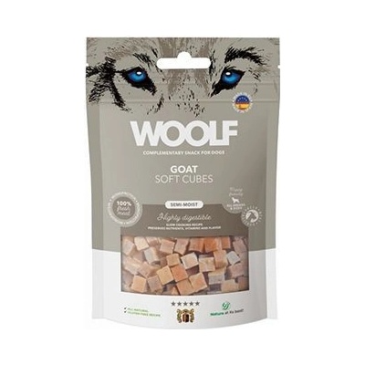 WOOLF pochoutka Soft Cubes Goat 100 g
