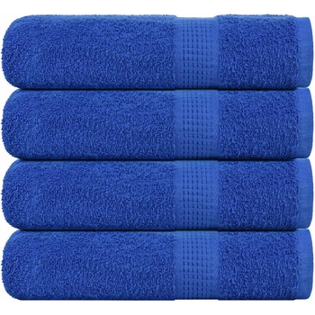 vidaXL Кърпи за ръце FROGN 4 бр. сини 50x100 см 360 г/м2 (136711)