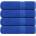 vidaXL Кърпи за ръце FROGN 4 бр. сини 50x100 см 360 г/м2 (136711)