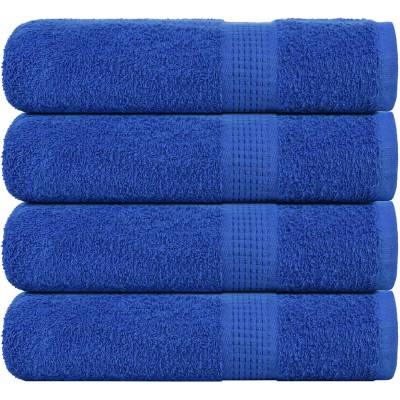 vidaXL Кърпи за ръце FROGN 4 бр. сини 50x100 см 360 г/м2 (136711)