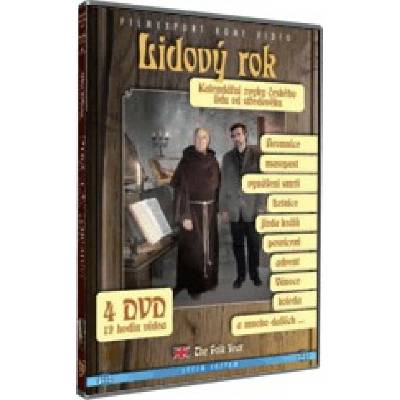 Lidový rok - Kalendářní zvyky českého lidu od středověku - 4 DVD