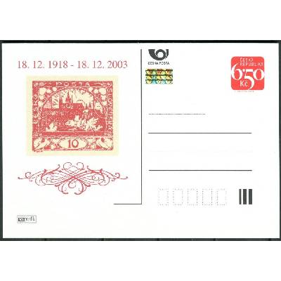 Česká pošta (2003) CDV 87 ** - P 96 - 1918 - 2003