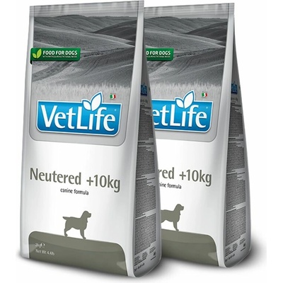 Vet Life Dog Neutered > 10 kg 2 x 12 kg