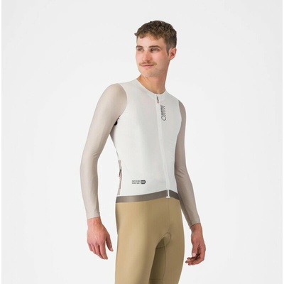 Castelli Corretto Jersey men"s ivory/clay-black pánský