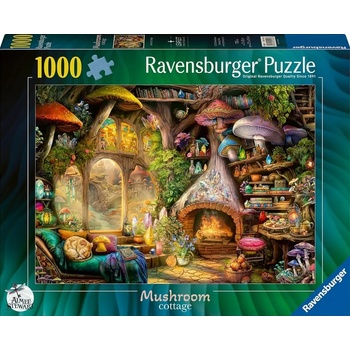 Ravensburger Пъзел Ravensburger от 1000 части - Гъбена колибка (12001525)