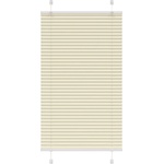 vidaXL Плисирана щора Cream 80x150 cm Ширина на плата 79, 4 cm (4015292)