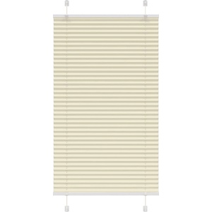 vidaXL Плисирана щора Cream 80x150 cm Ширина на плата 79, 4 cm (4015292)