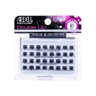 Ardell Double Up Knotted Trio Lash Medium Black 32 ks – Zbozi.Blesk.cz