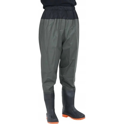 VidaXL Rybářské kalhoty do pasu černé